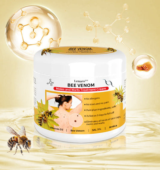 ¡Promo 2x1! Crema para el tratamiento de lunares y verrugas con veneno de abeja Lenaro