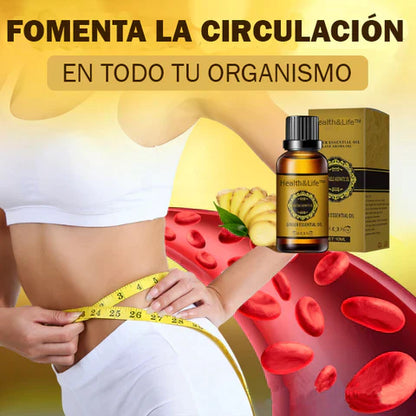 (LLEVA 2x1)🎁 GINGER OIL™ DRENAJE ABDOMINAL + PÉRDIDA DE PESO + MASAJE LINFÁTICO