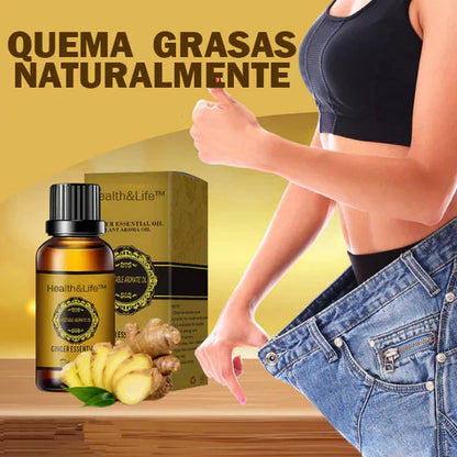 (LLEVA 2x1)🎁 GINGER OIL™ DRENAJE ABDOMINAL + PÉRDIDA DE PESO + MASAJE LINFÁTICO