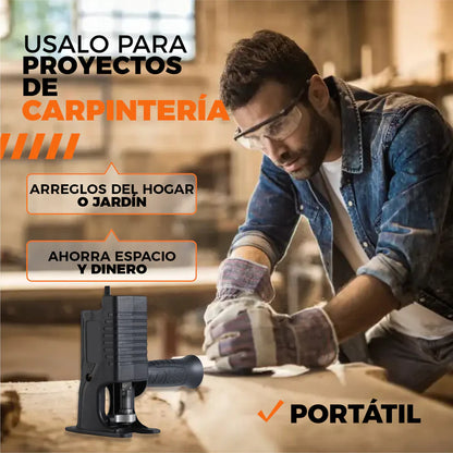 TurboSaw - Adaptador De Sierra Portátil Para Taladro + 3 Tipos de hojas intercambiables