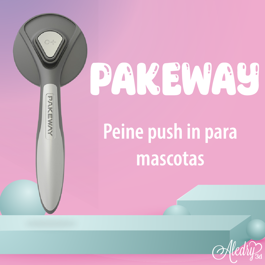 PAKEWAY® Peine push in para mascotas